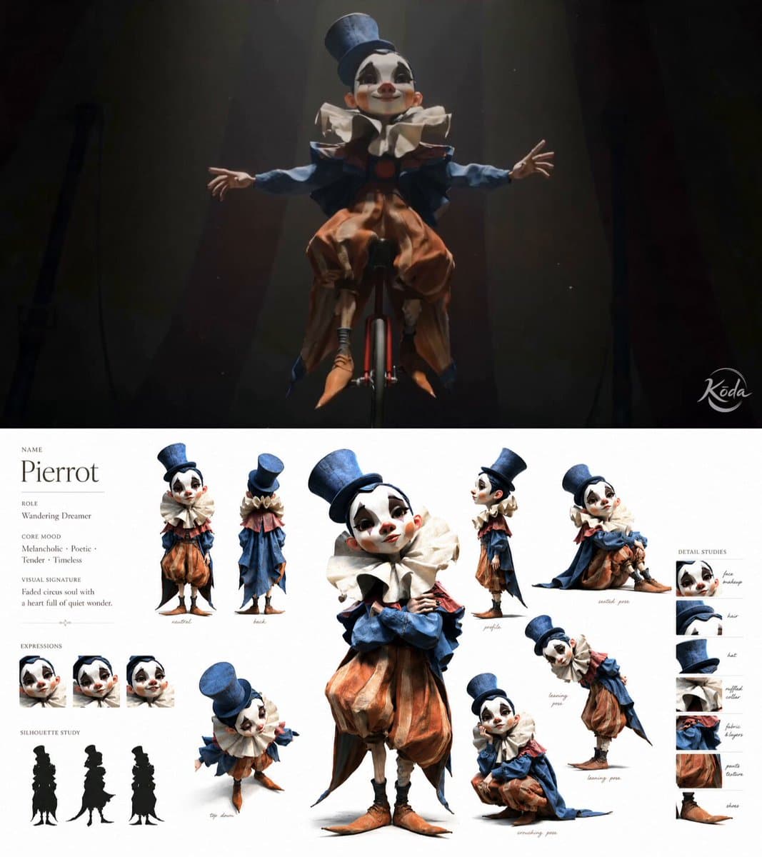 Melancholic Circus Performer Emotional Video