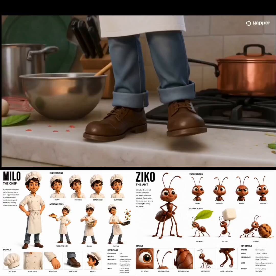 Chef and Ant Kitchen Chase