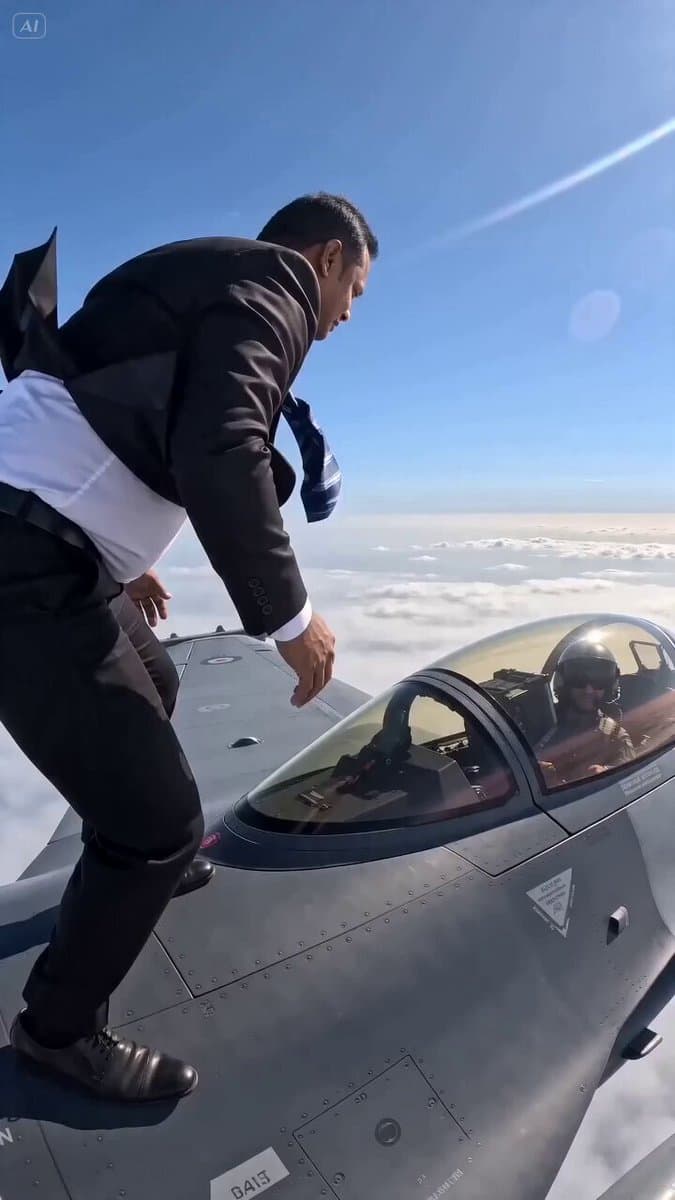 F-16 Wing Walking Backflip