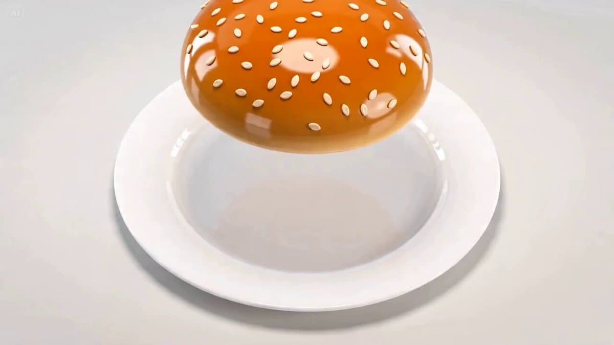 Cartoon Food Rhythmic Stacking