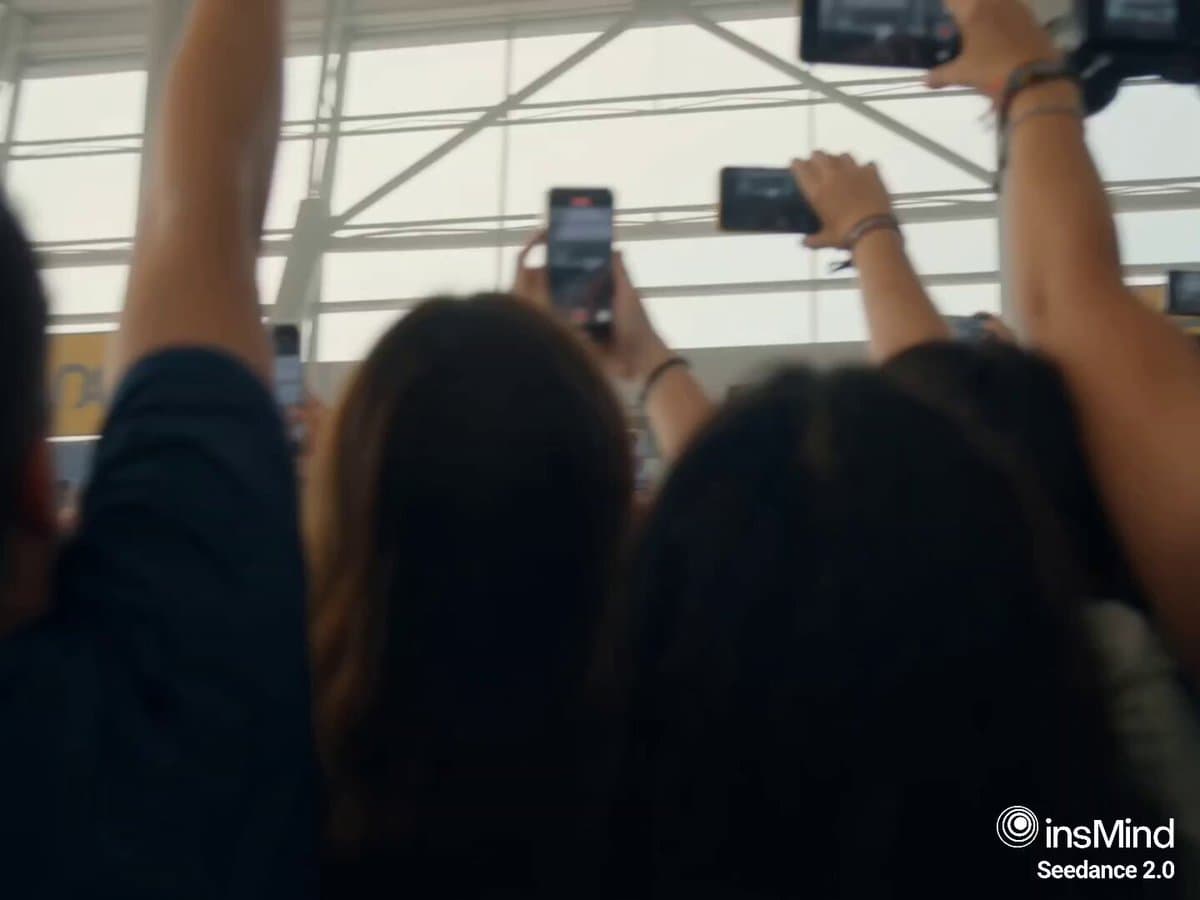 Celebrity Airport Entry Scene