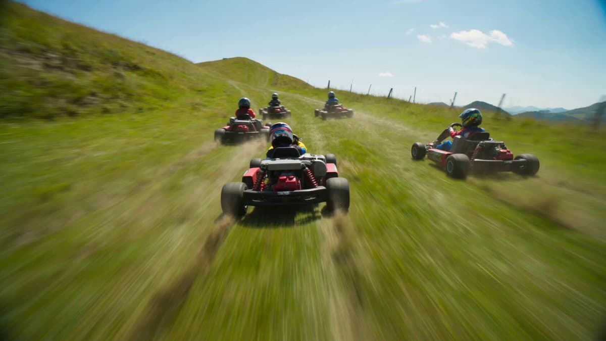 Rocket-Powered Go-Kart Race