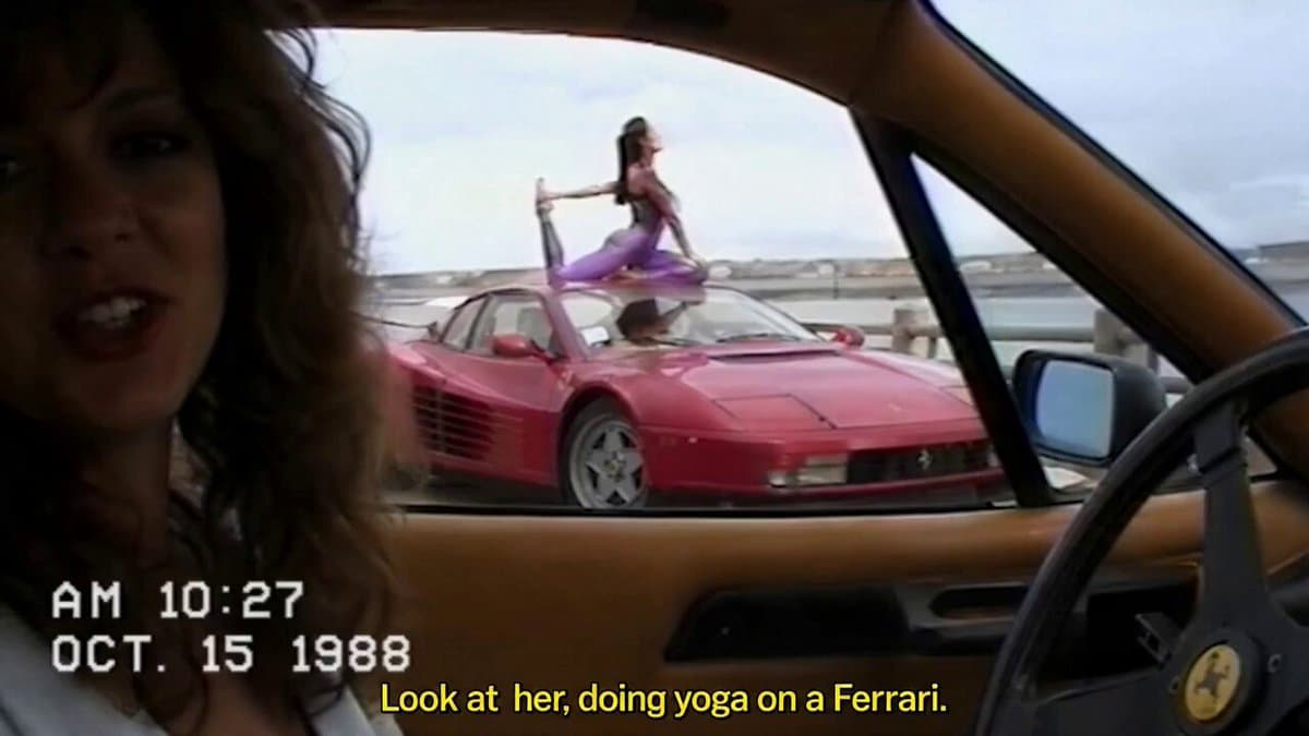 Amateur POV Ferrari Yoga Session