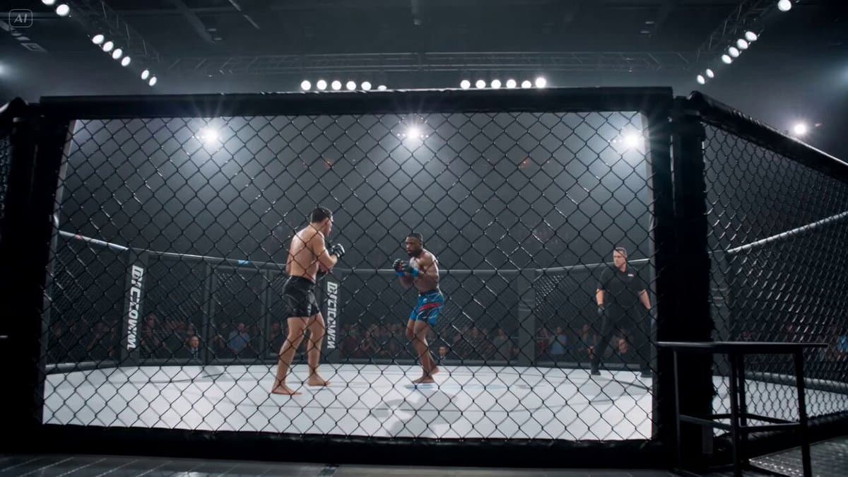 MMA Cage Fight Sequence