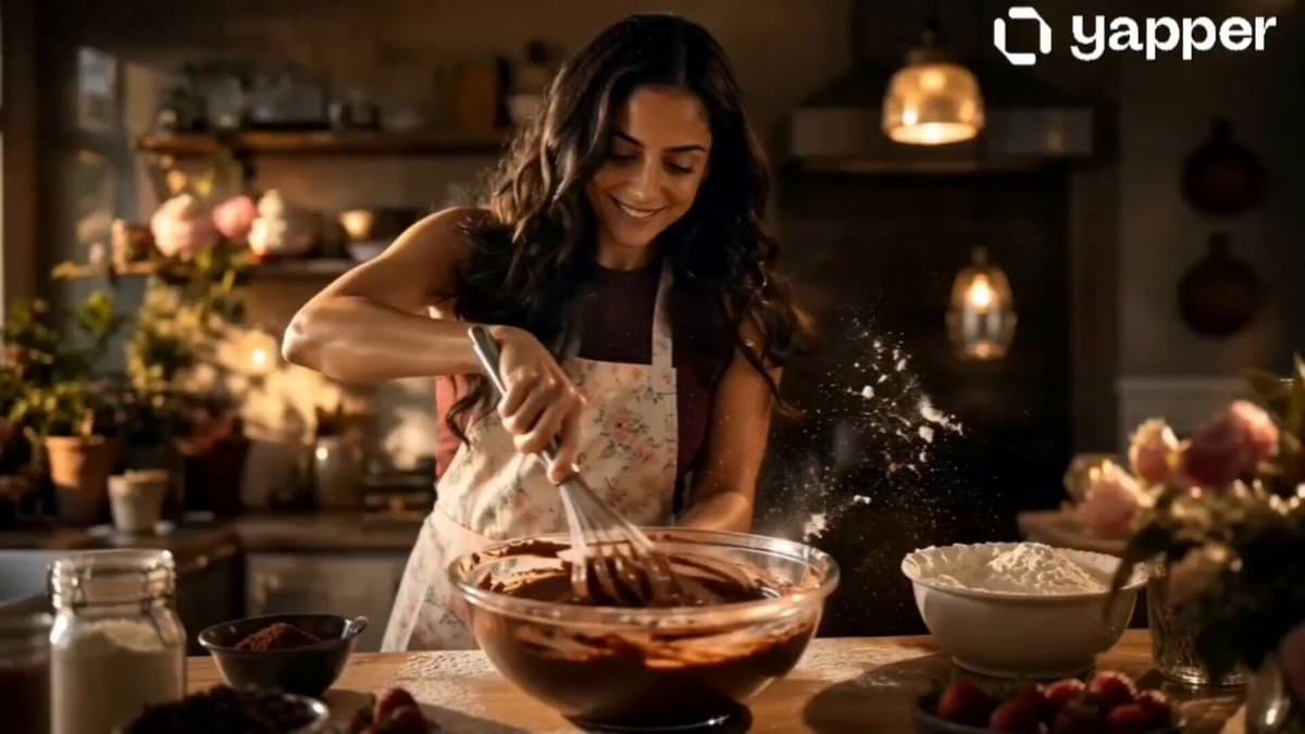 Chocolate Cake Baking Advertisement