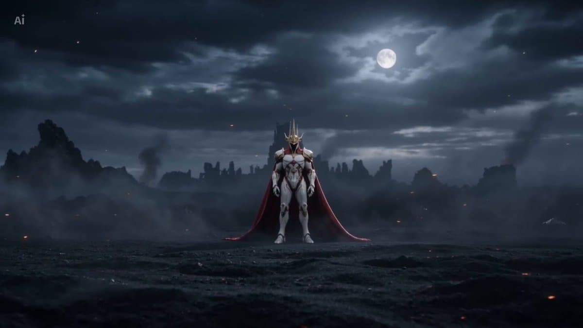 Mysterious Royal Warrior Character and Environment Settings