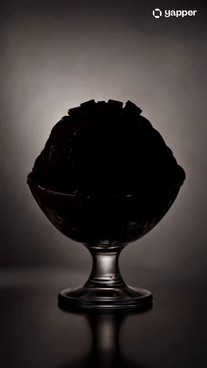 Premium Chocolate Dessert Advertisement