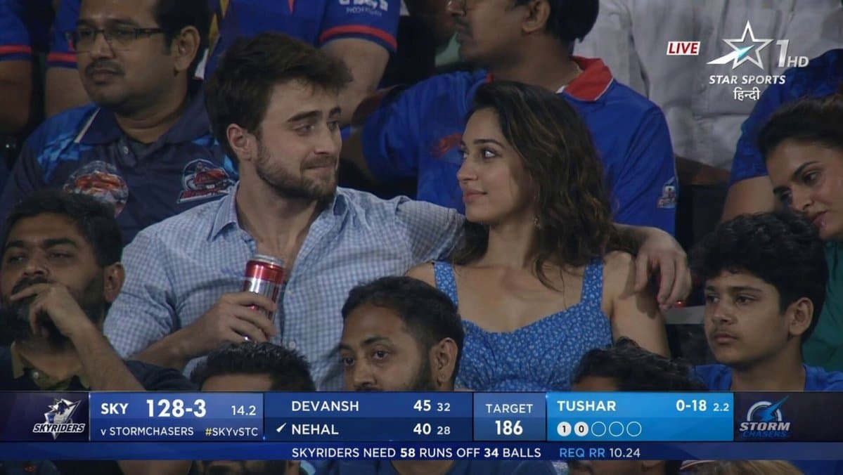 IPL Style Couple Broadcast Photo