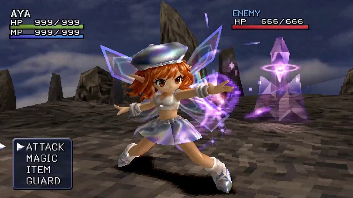 90s JRPG Battle Scene Sequence