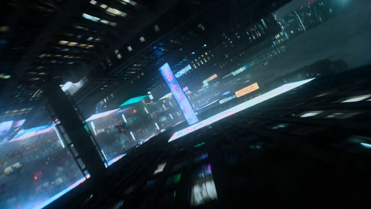 Cyberpunk Bounty Hunter Chase