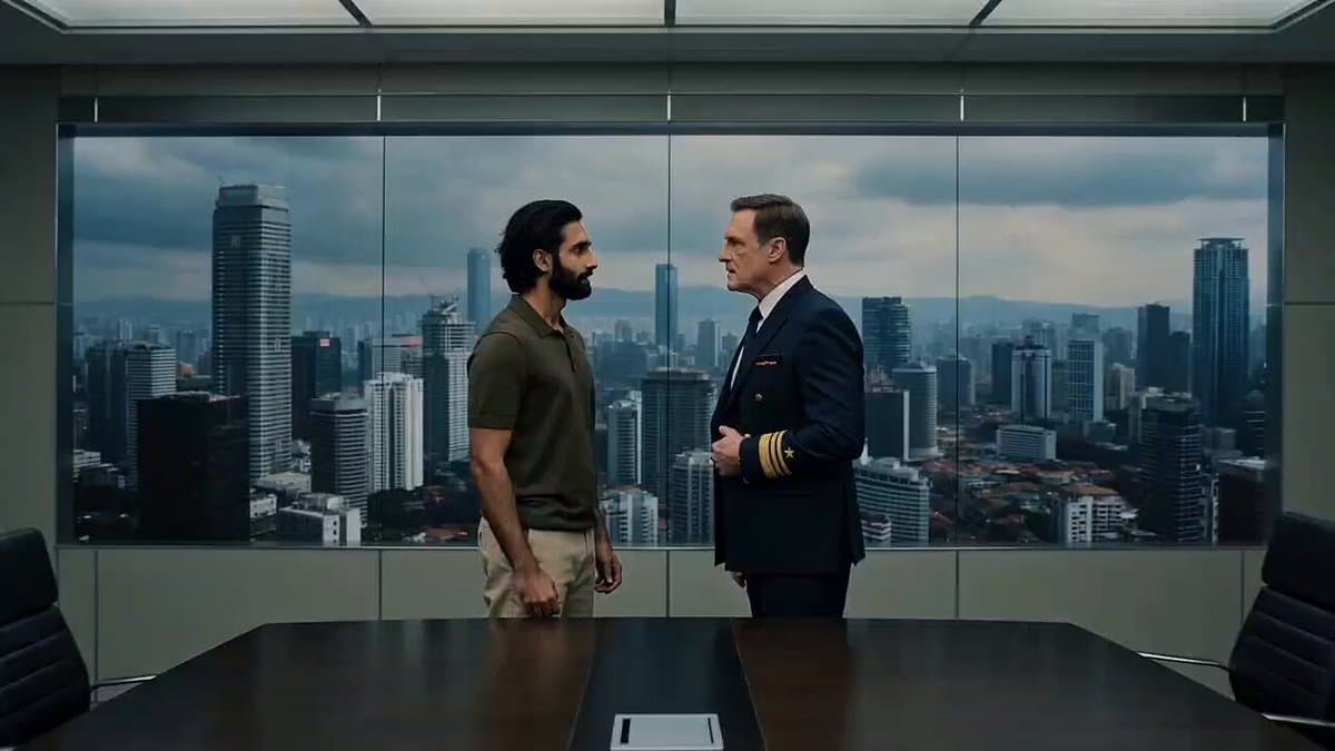 Office Boardroom Tension with Twist