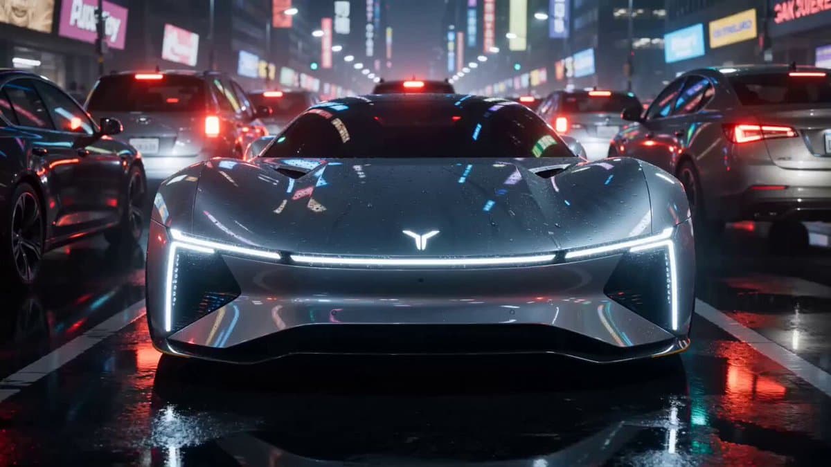 Futuristic Car Commercial Prompt (Y - Drive the Future)