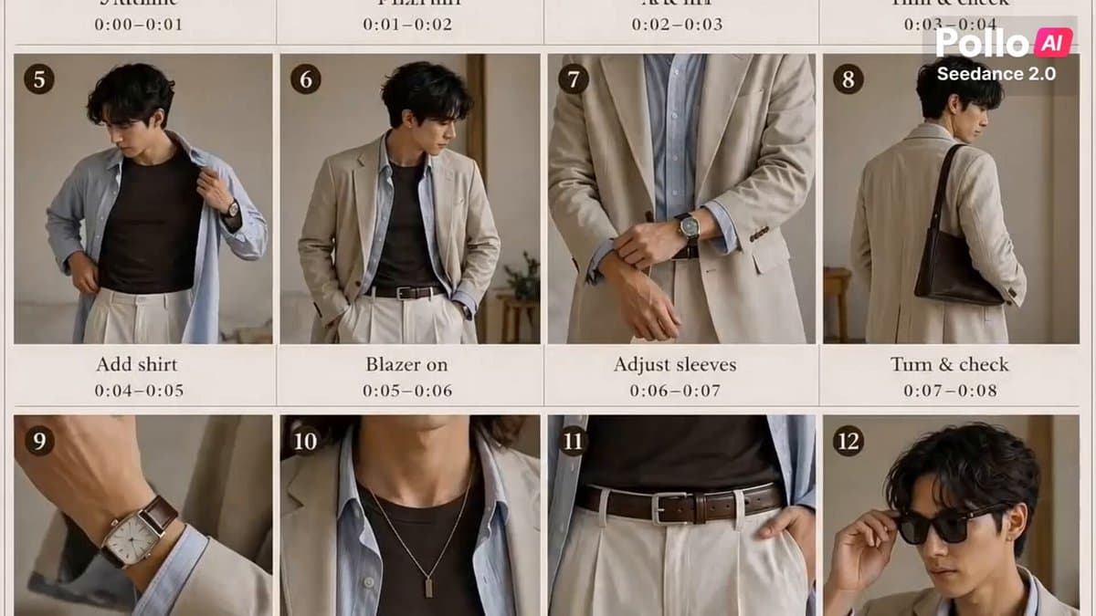 Minimalist Menswear Editorial GRWM