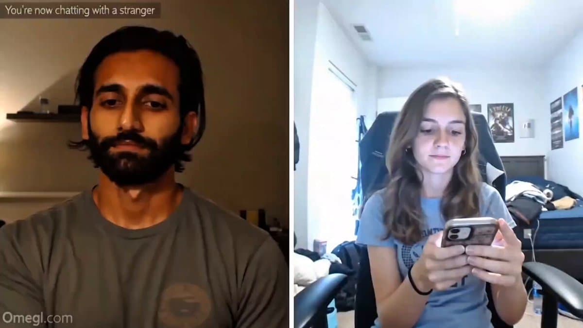 Omegle Style Split Screen Magic