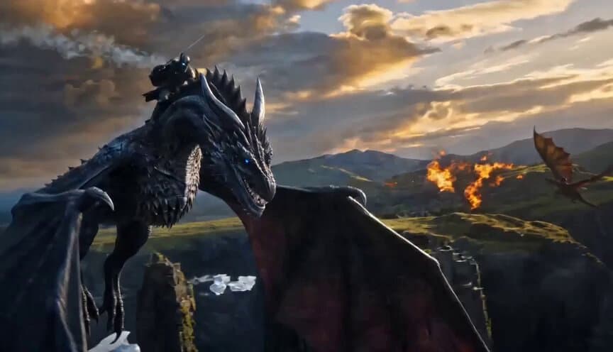 Bullet Time Dragon Battle Cinematic