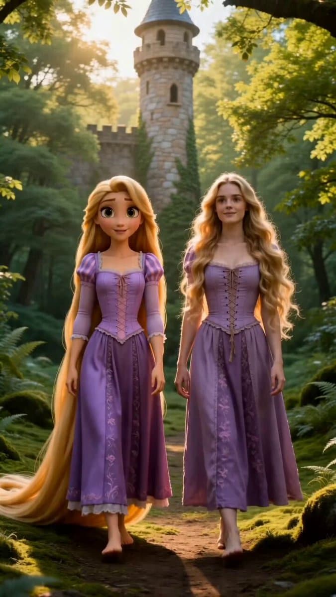 Cinematic Rapunzel Video Prompt