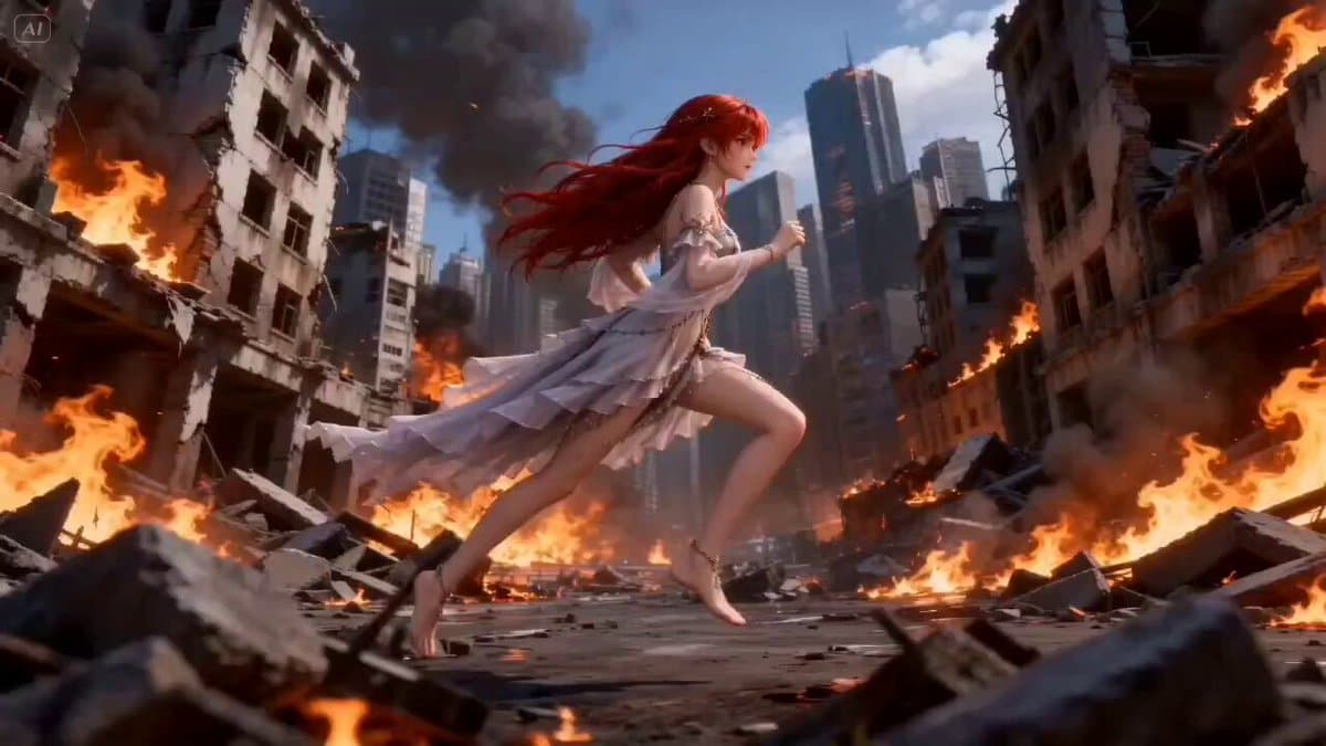Mage Fireball Attack Anime