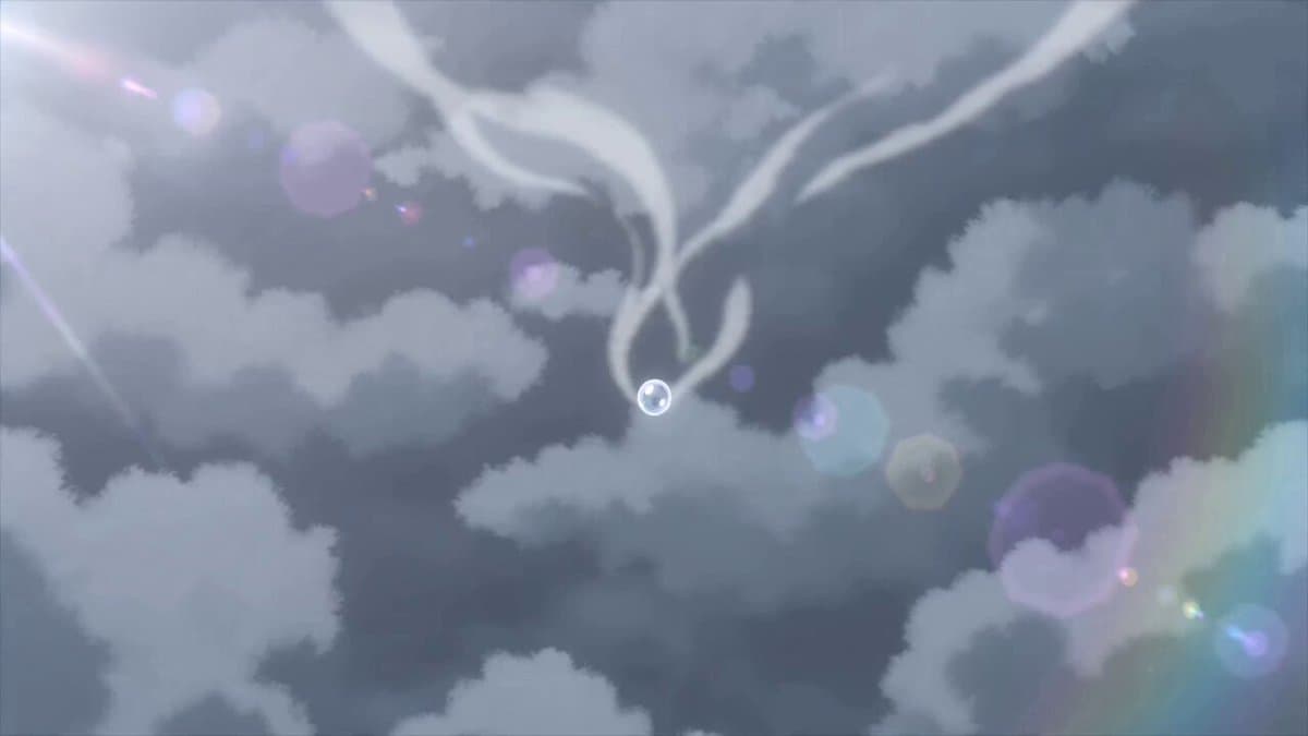 Dramatic Raindrop Scene: Continuous Shot