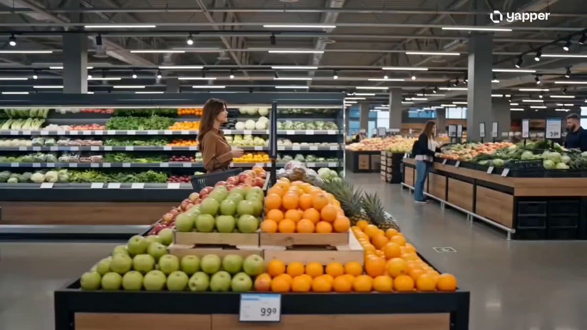 Luxury Modern Grocery Market Ad