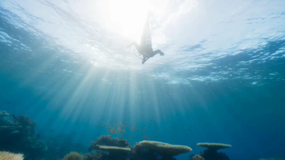 Cinematic Marine Biologist Exploration