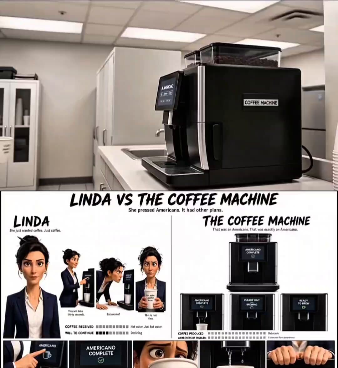 Pixar-Style Office Comedy Short