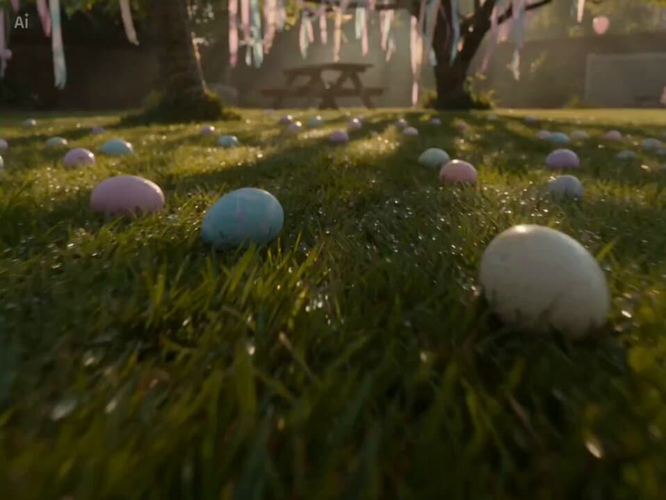 Continuous Easter Sunrise Aerial Shot