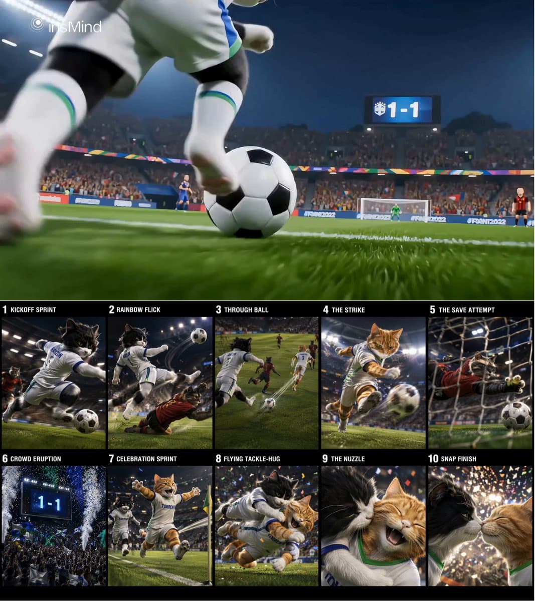 Cinematic Cat Football Championship Highlights