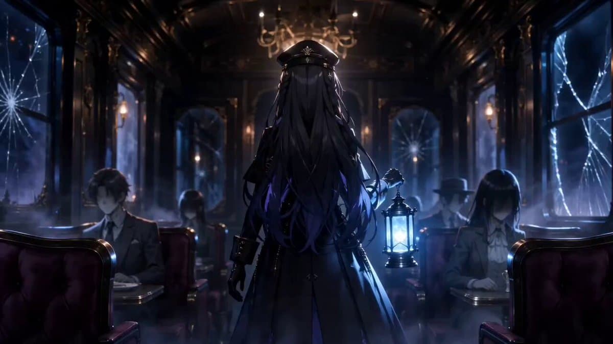 Gothic Anime Interdimensional Train Journey