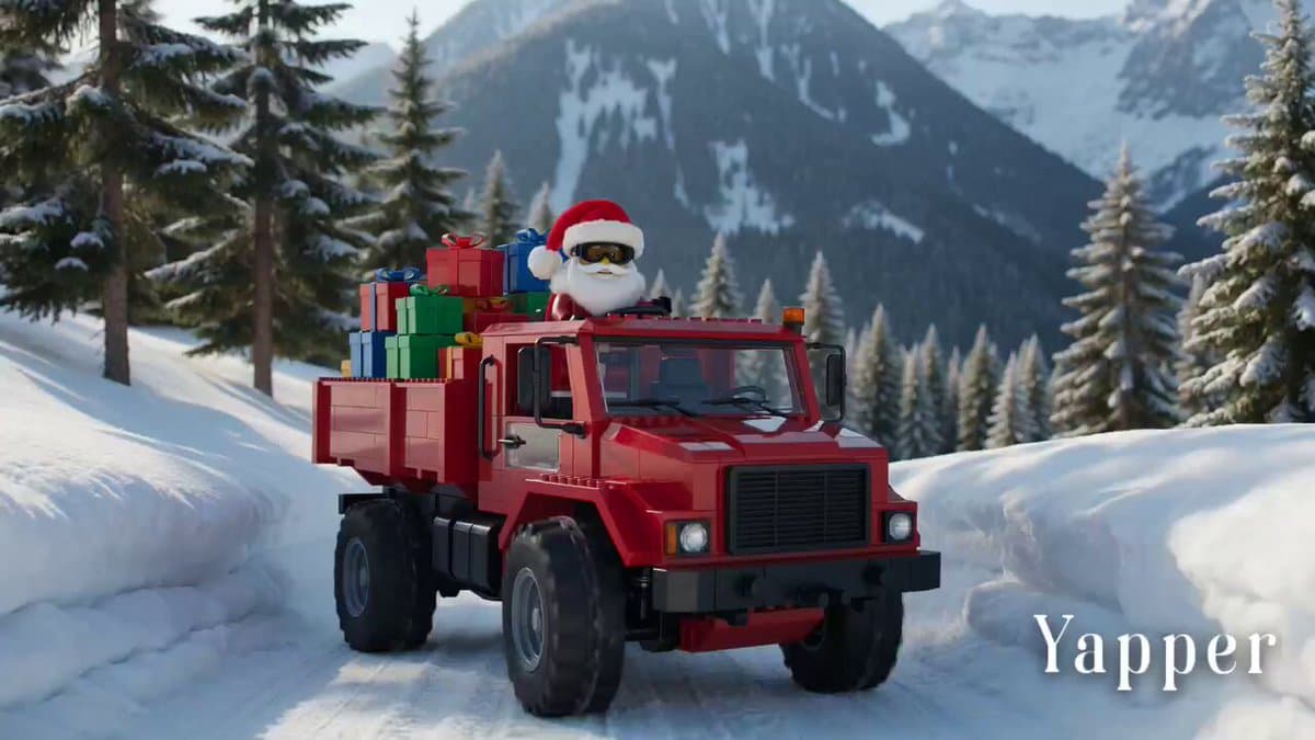 Ultra-Realistic LEGO Santa Claus Photograph