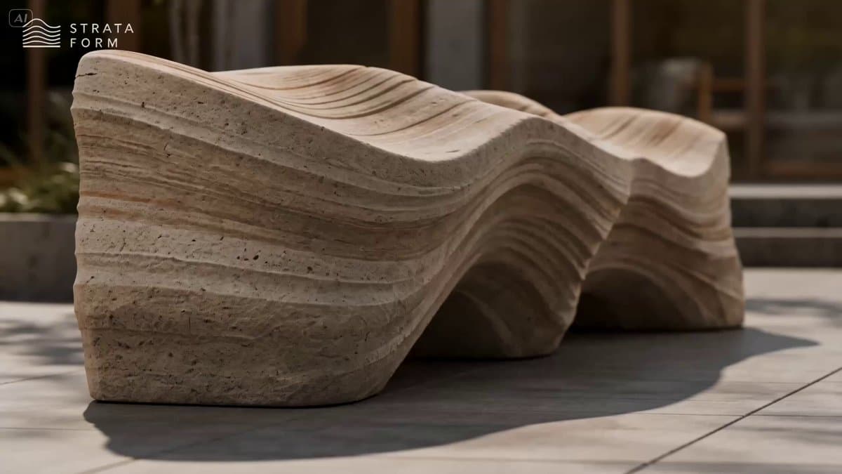 Erosion Bench Furniture Ad