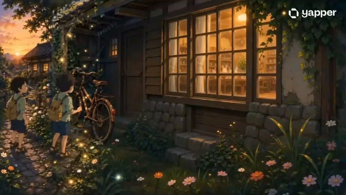 Studio Ghibli Style Magical Bicycle Journey