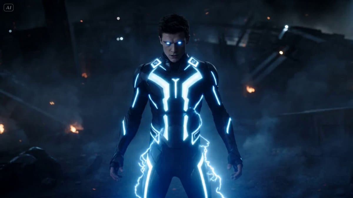 Superhuman Fighter Lightning Combat