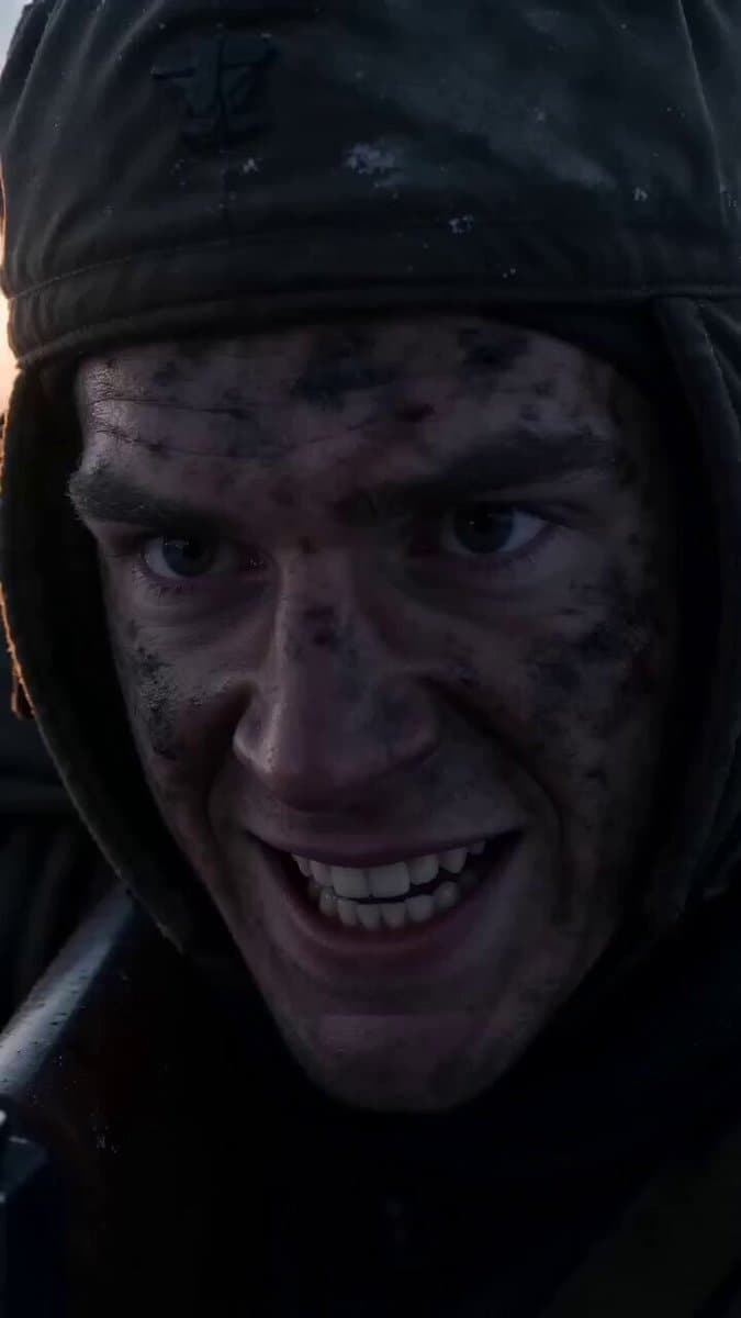 Soldier Close-up Combat Scene