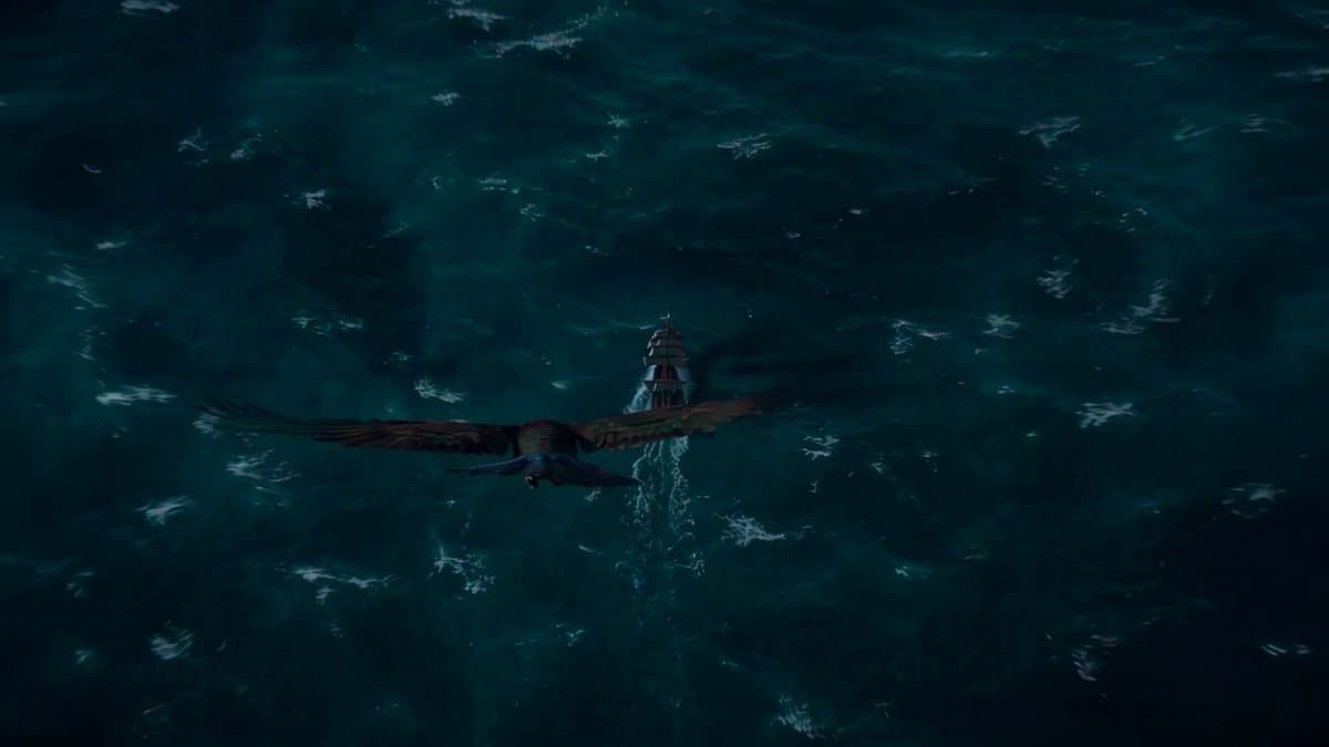 Turbulent Sea Galleon Cinematic Prompt