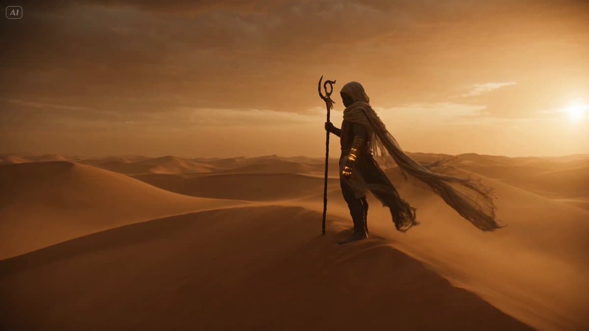 Desert Nomad and Sand Dragon Sequence
