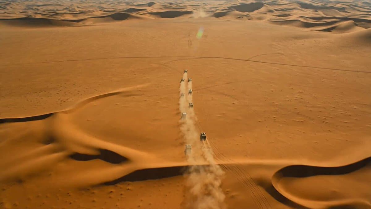 Armored Convoy Desert Action Prompt for Seedance 2.0