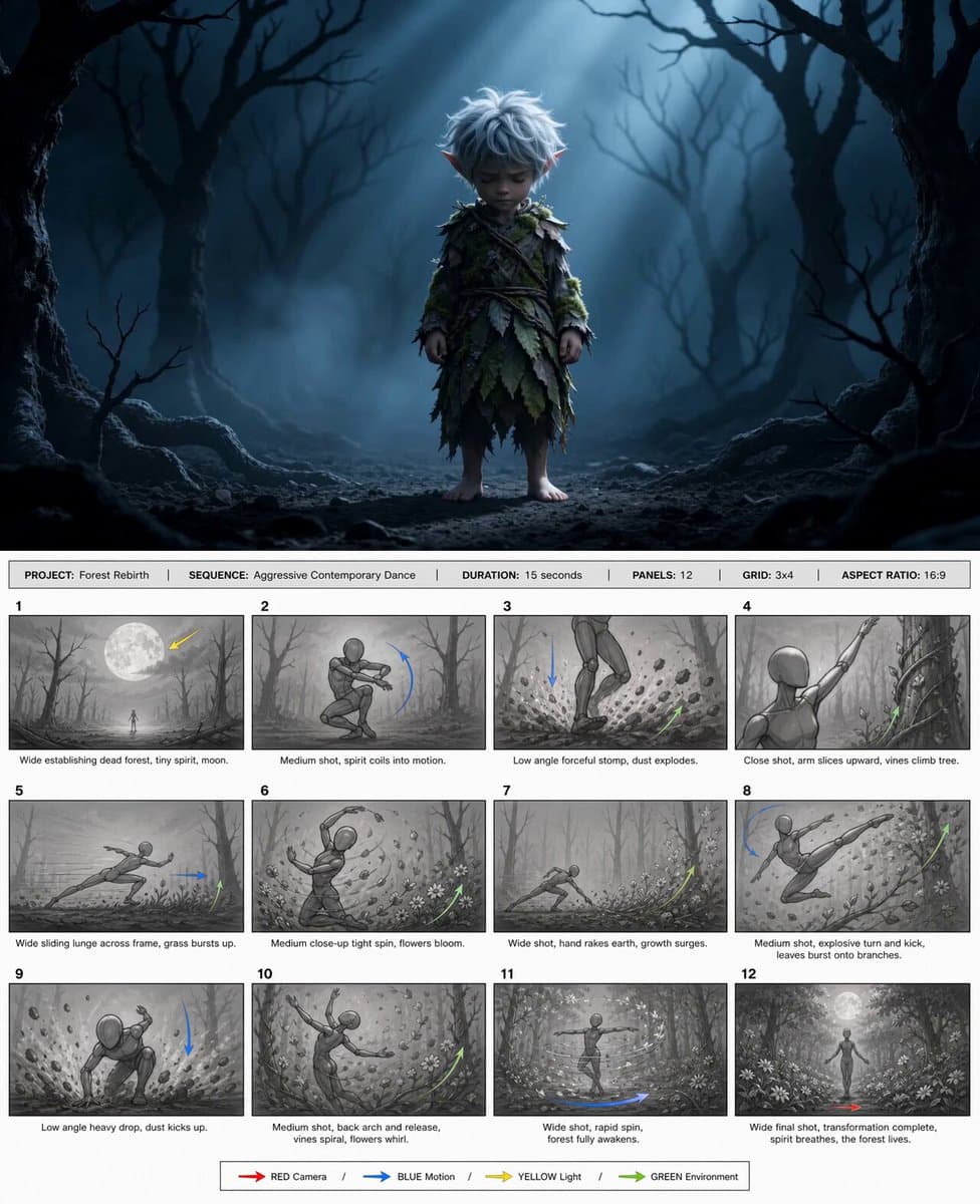 @happycapyai @aimikoda GPT Image 2 storyboard prom