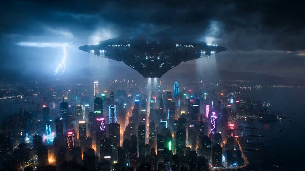 Post-Apocalyptic Futuristic Megacity Video Prompt