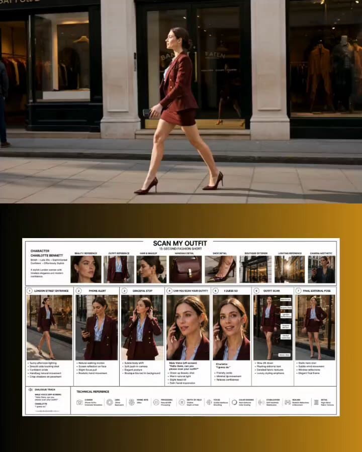 London Chic Fashion Scan Video