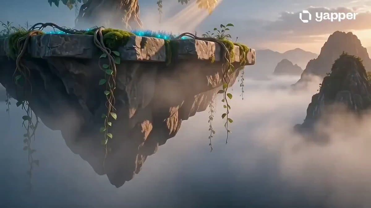 Cinematic Fantasy Overgrown Ruins Animation