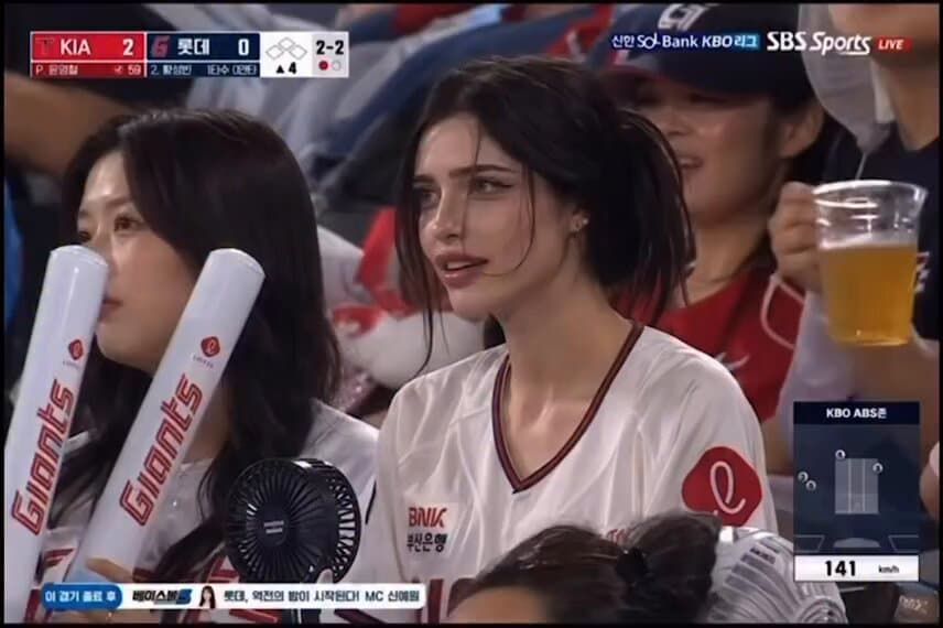 Pensive Fan at Baseball Game