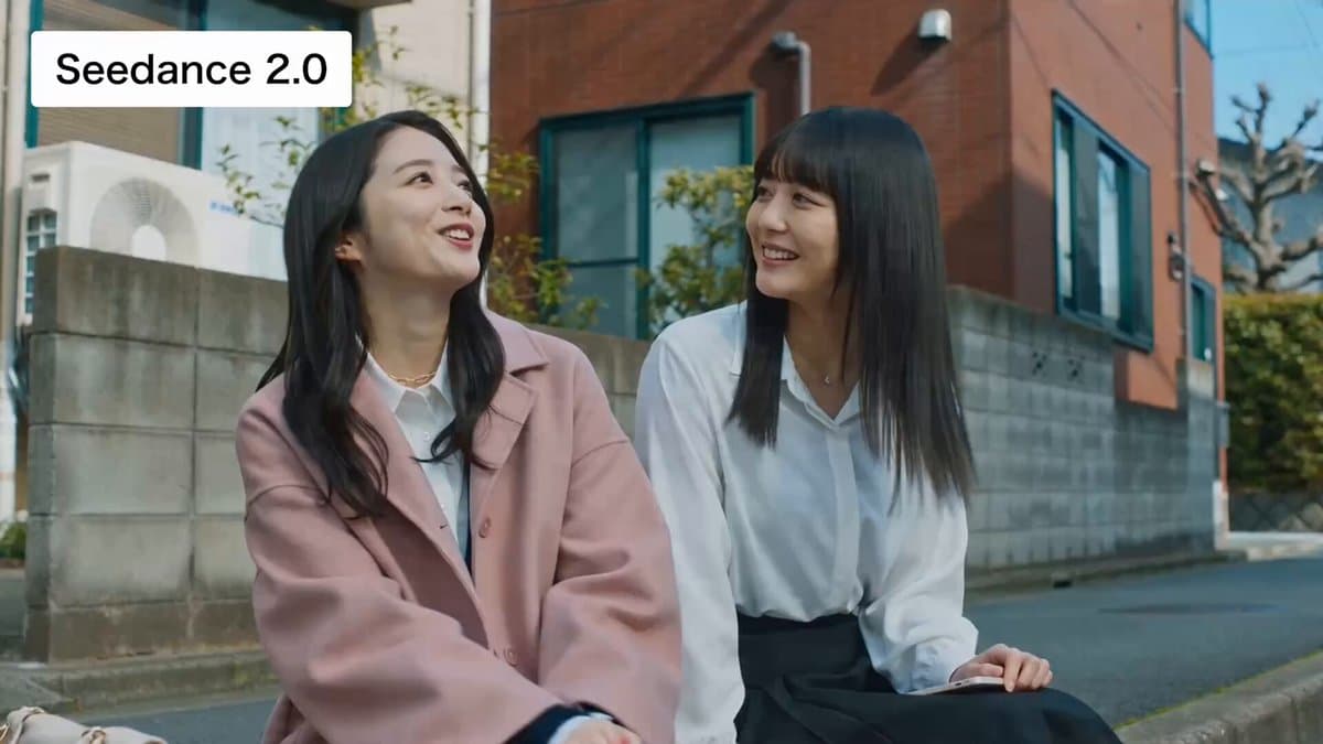 Japanese Slice-of-Life Street Conversation