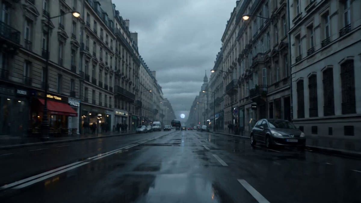 Glowing Portal in Paris Prompt