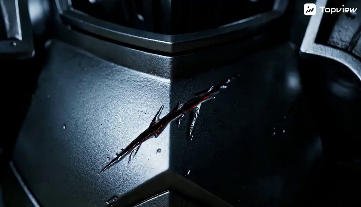 Miniature Fantasy Battle on Desk Video Prompt