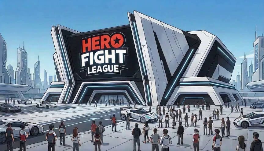High-Energy Anime Arena Visuals