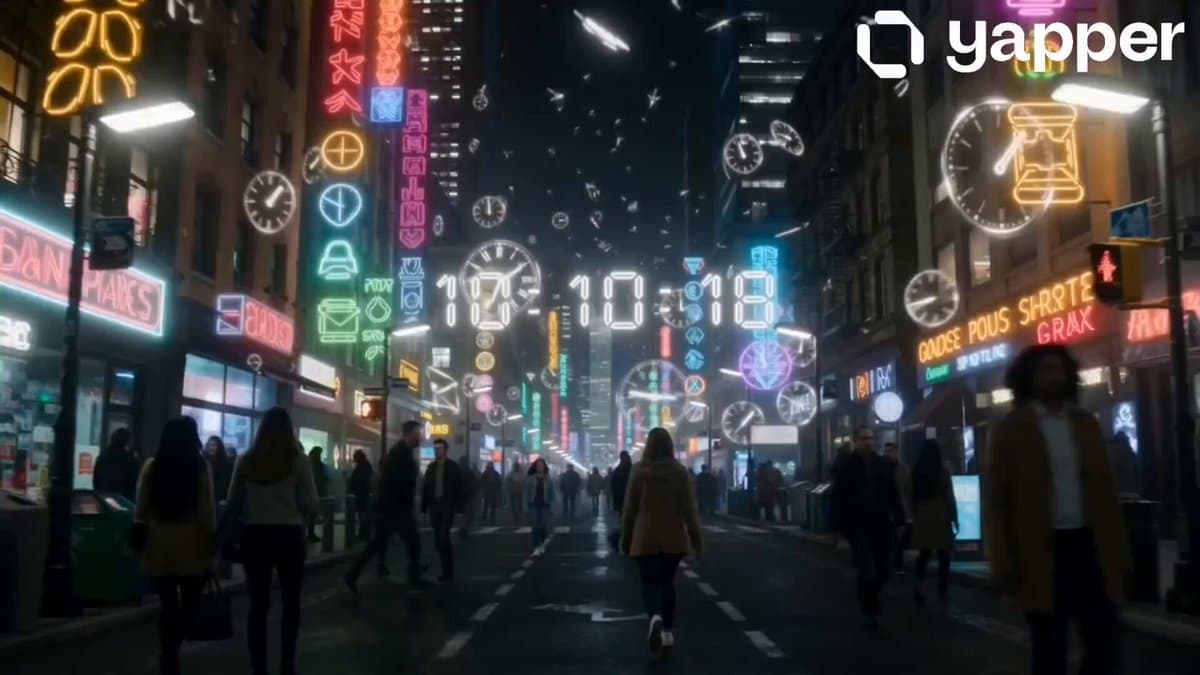 Neon Futuristic Time Thief