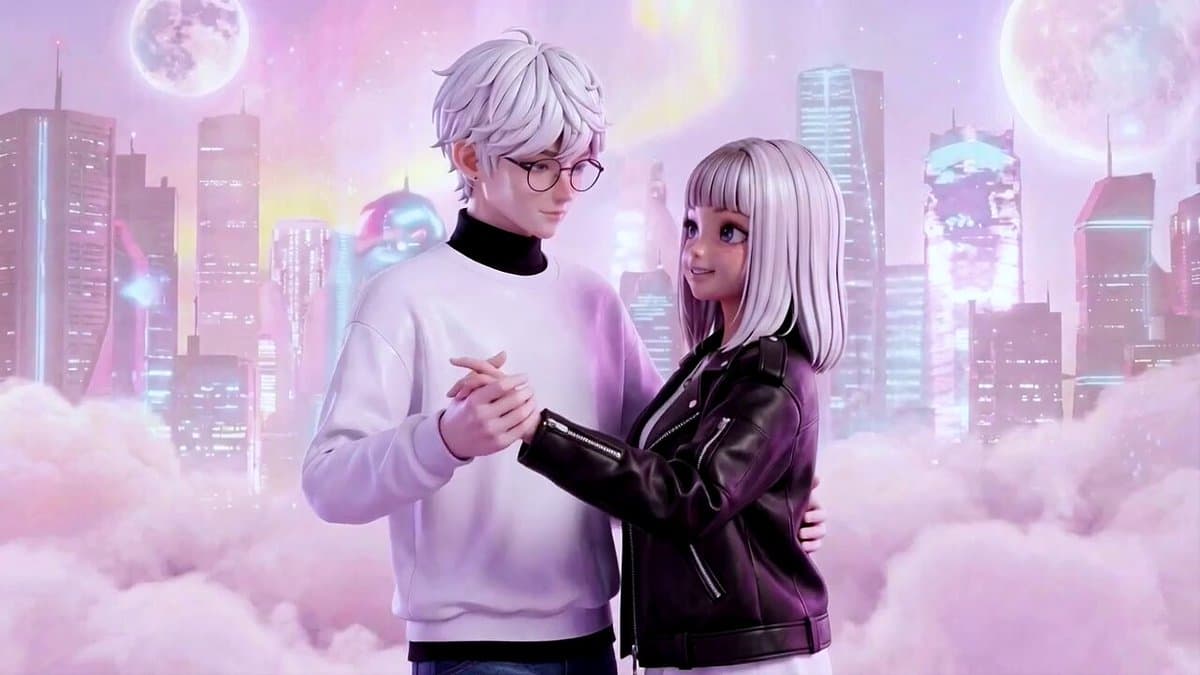 Romantic Dance in a Celestial Setting