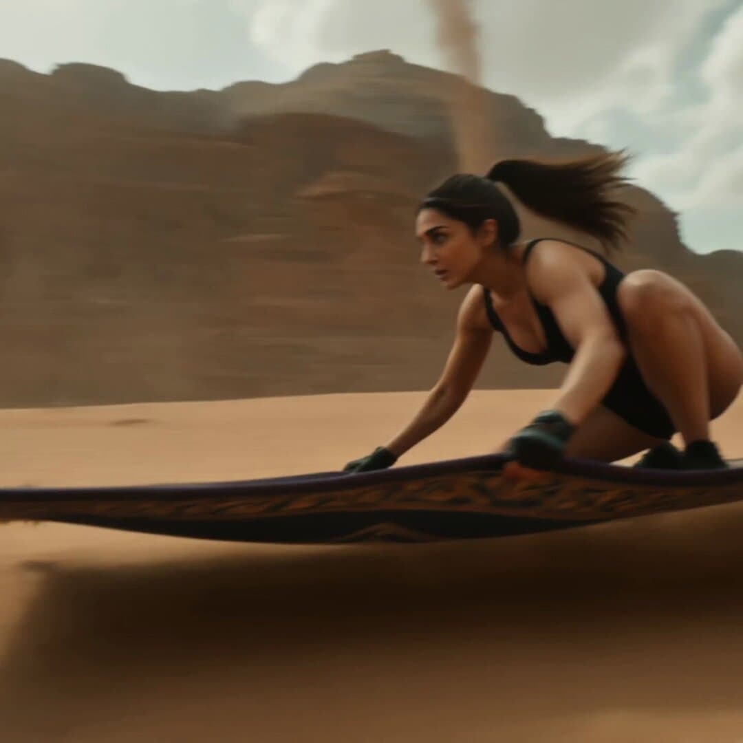 Flying Carpet Escape Scene