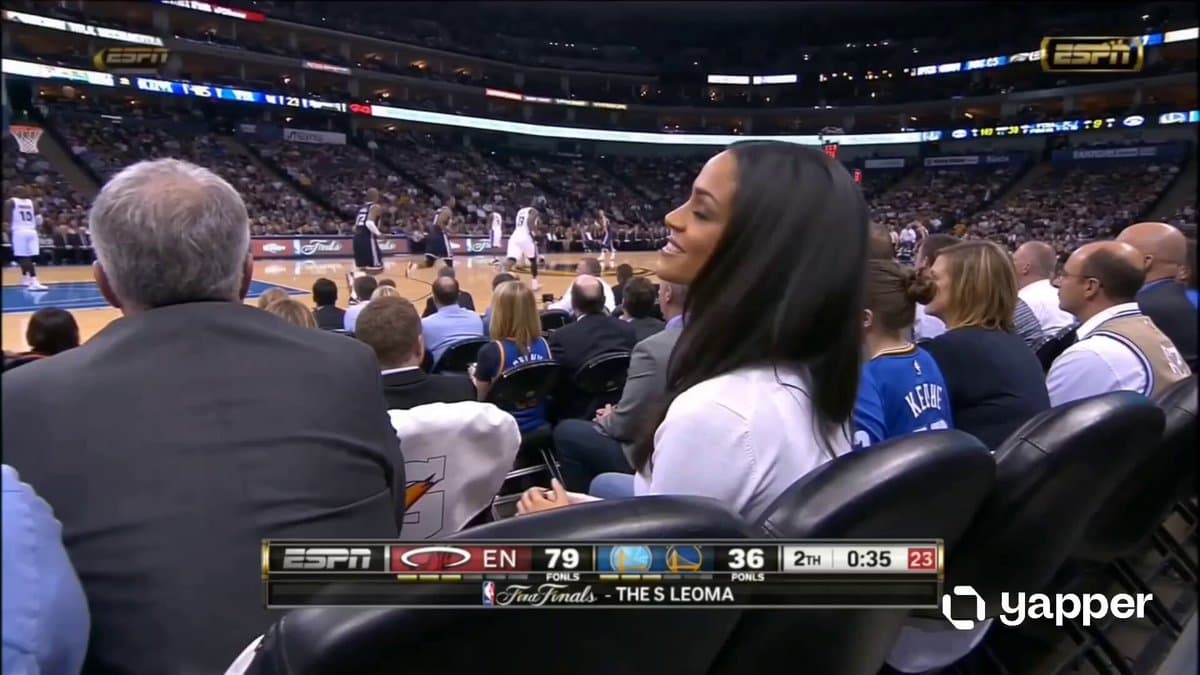 NBA Courtside Fan Reaction