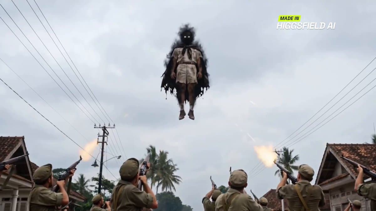 Indonesian superhero combat sequence